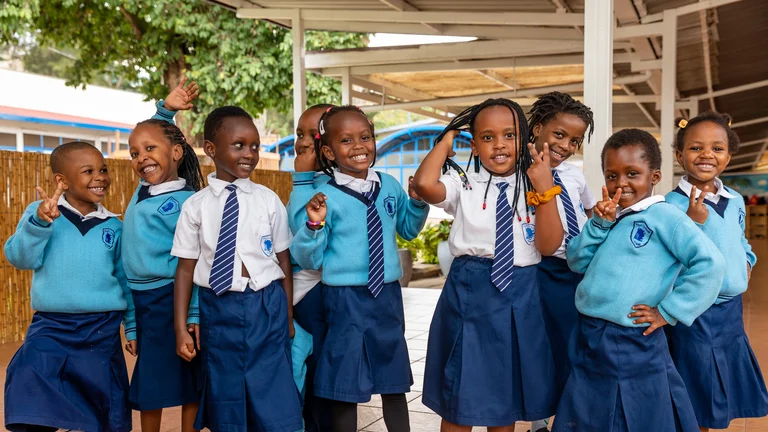 Students at Pharo School Kigali 